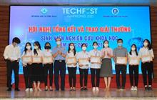 Tổng kết và trao giải thưởng sinh viên nghiên cứu khoa học năm học 2020-2021